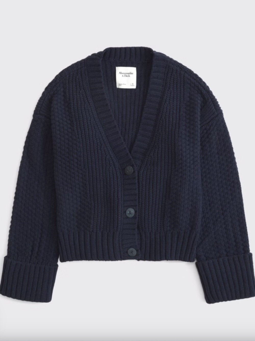 ABERCROMBIE & FITCH Cameron Seed Stitch Cardigan